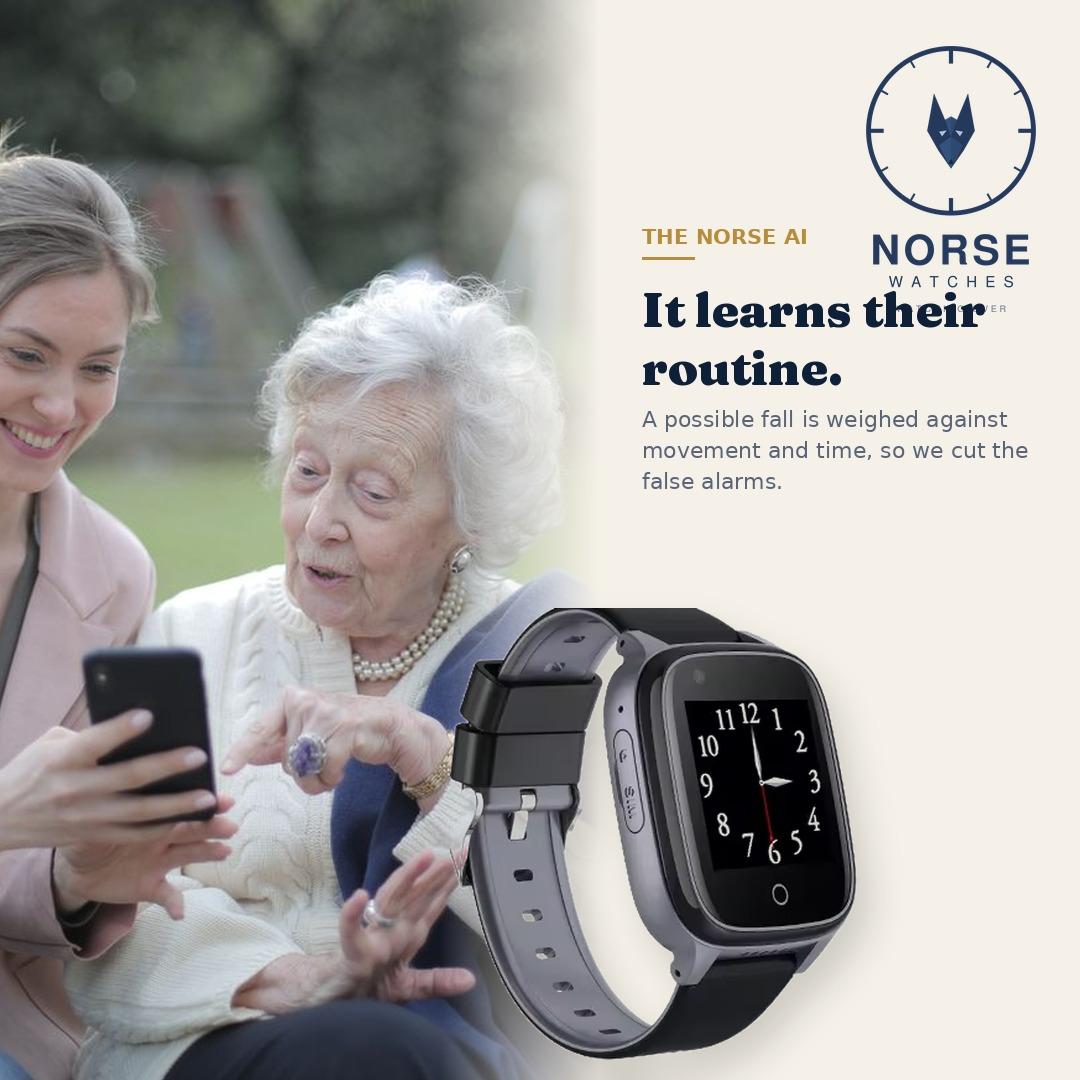 The Norse AI learns the daily routine and helps cut false fall alarms